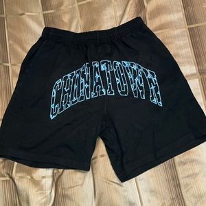 Chinatown Market LV Print Sweat shorts